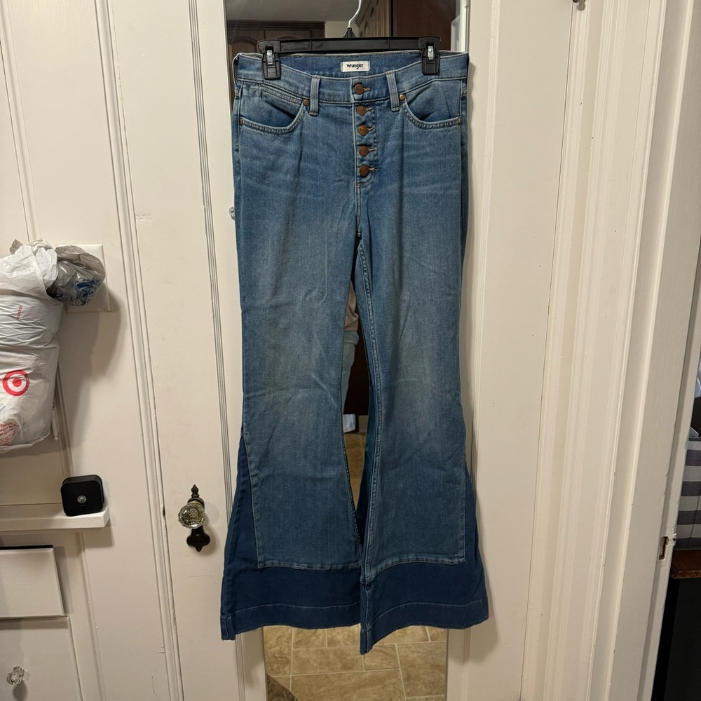 Wrangler high rise flare jean